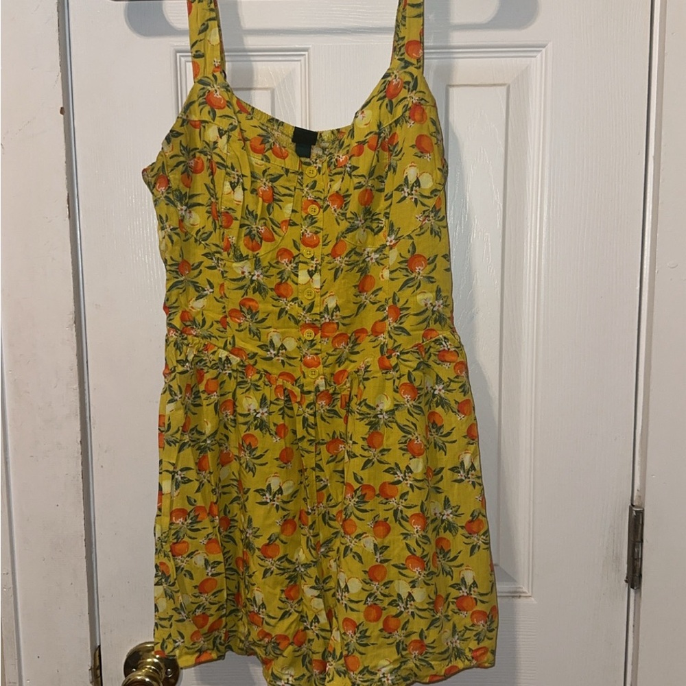 Wild Fable Citrus Print Button-Down Top